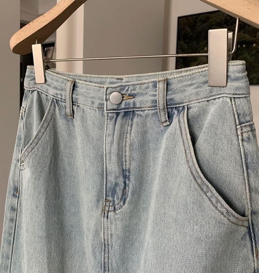 バックスリットデニムカットフリンジスカート - select store mirror meバックスリットデニムカットフリンジスカート201813925mirror meselect store mirror me201813925S