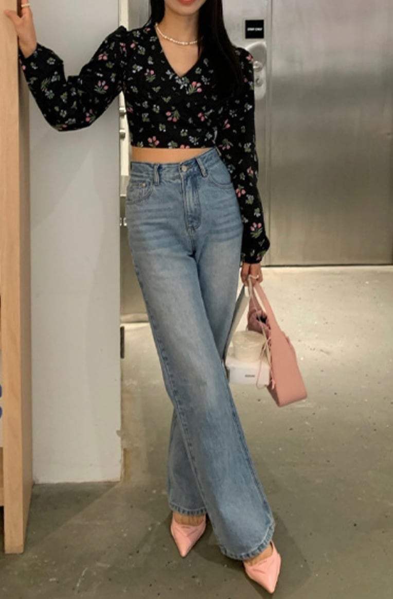 【動画あり】ワイドストレートブルーデニムパンツ - select store mirror me【動画あり】ワイドストレートブルーデニムパンツ201888893mirror meselect store mirror me201888893S