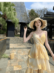 【2025春夏新作】フラワーシフォン　ロングキャミワンピース - select store mirror me【2025春夏新作】フラワーシフォン　ロングキャミワンピースselect store mirror meselect store mirror meS