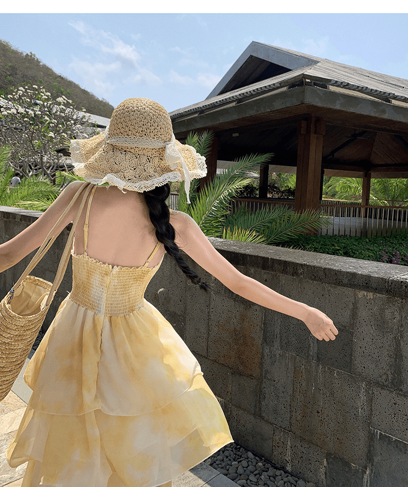 【2025春夏新作】フラワーシフォン　ロングキャミワンピース - select store mirror me【2025春夏新作】フラワーシフォン　ロングキャミワンピースselect store mirror meselect store mirror meS