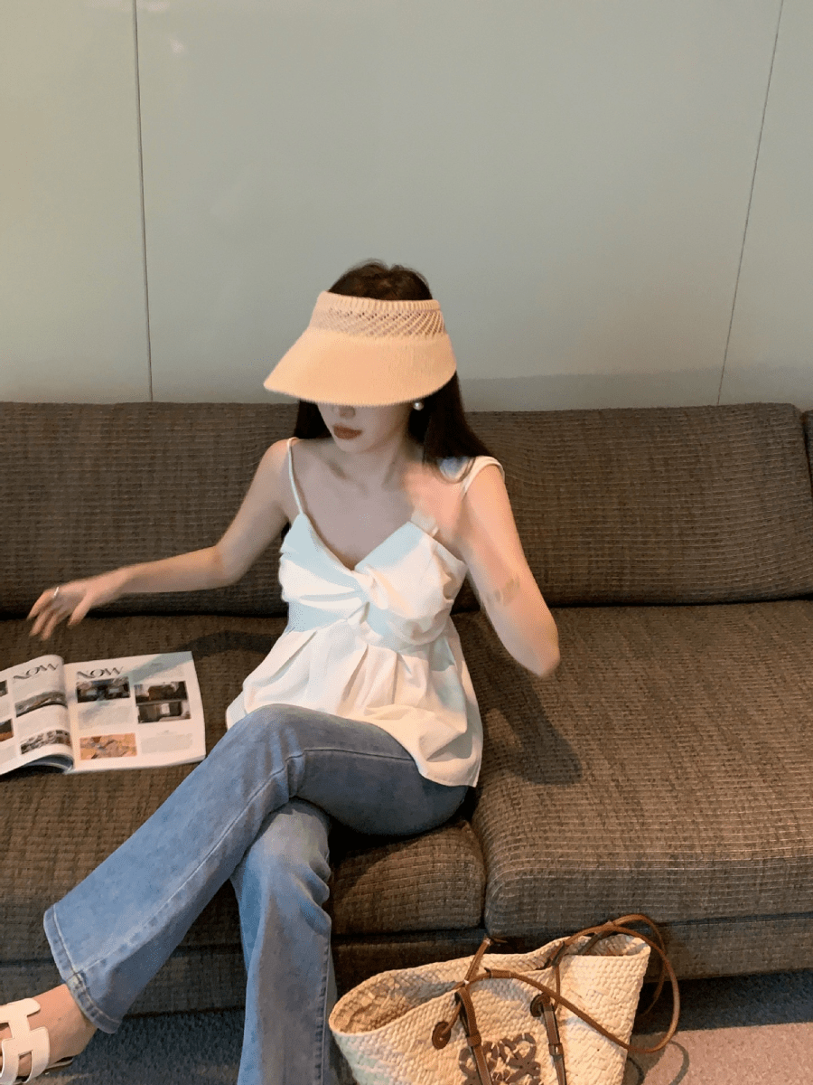 【2025春夏新作】アシンメトリーワンショルダーデザイントップス 3色展開 - select store mirror me【2025春夏新作】アシンメトリーワンショルダーデザイントップス 3色展開select store mirror meselect store mirror meホワイトS