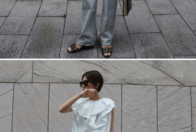 【2025春夏新作】メモリーラッフルブラウス - select store mirror me【2025春夏新作】メモリーラッフルブラウスselect store mirror meselect store mirror meホワイトS