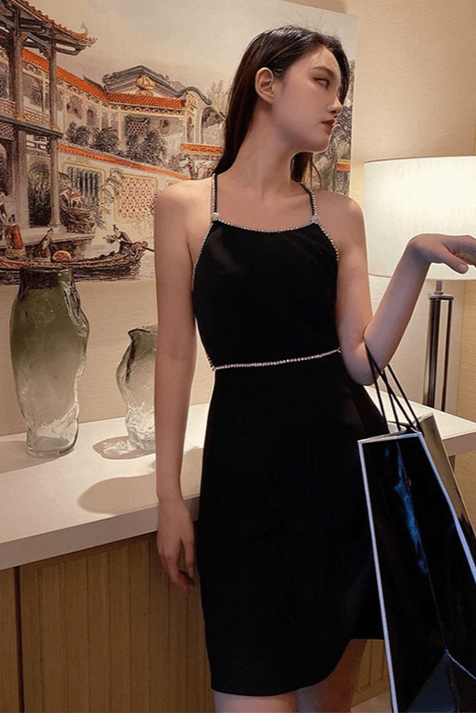 【2025春夏新作】バックオープンミニドレス - select store mirror me【2025春夏新作】バックオープンミニドレスselect store mirror meselect store mirror meXS
