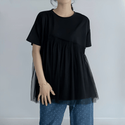 【2025春夏新作】チュールドッキングビスチェライクTシャツ【3色展開】 - select store mirror me【2025春夏新作】チュールドッキングビスチェライクTシャツ【3色展開】select store mirror meselect store mirror meブラックFREE