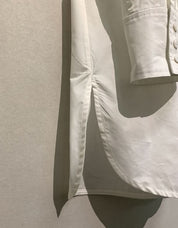 【動画あり】デザインカラー付きノーカラーブラウス - select store mirror me【動画あり】デザインカラー付きノーカラーブラウス203505798mirror meselect store mirror me203505798S