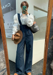 デニムハイウエストデザインサロペットパンツ - select store mirror meデニムハイウエストデザインサロペットパンツ207103463mirror meselect store mirror me207103463S