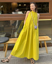ビビットイエローホルターネックワンピース - select store mirror meビビットイエローホルターネックワンピース208031282mirror meselect store mirror me208031282S