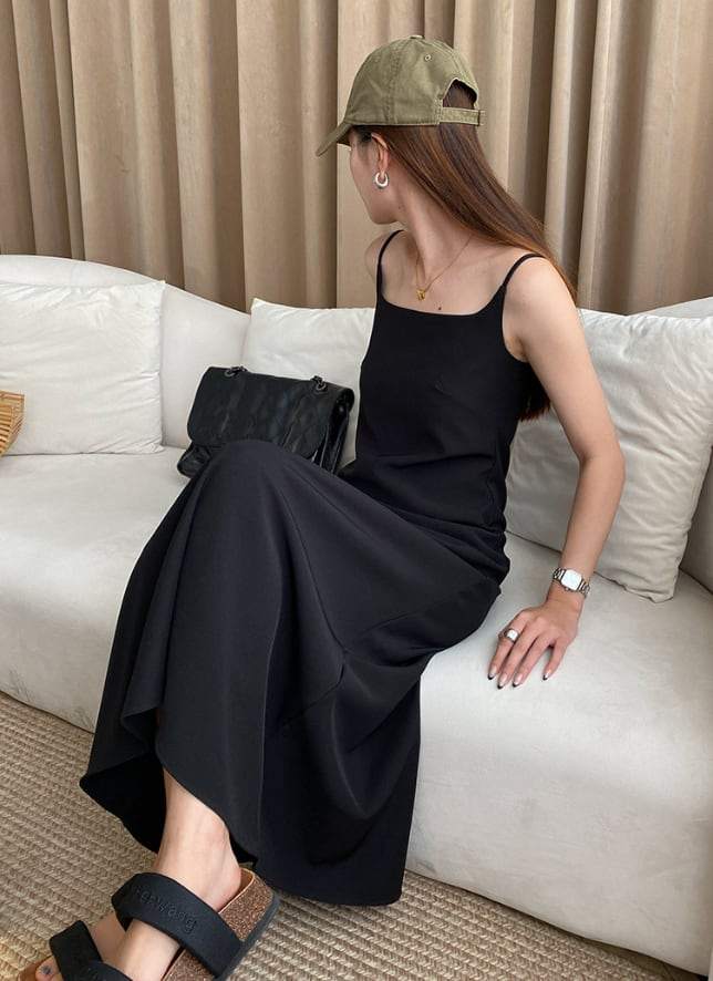 【動画あり】シンプルデザインブラックキャミワンピース - select store mirror me【動画あり】シンプルデザインブラックキャミワンピース208695922mirror meselect store mirror me208695922S