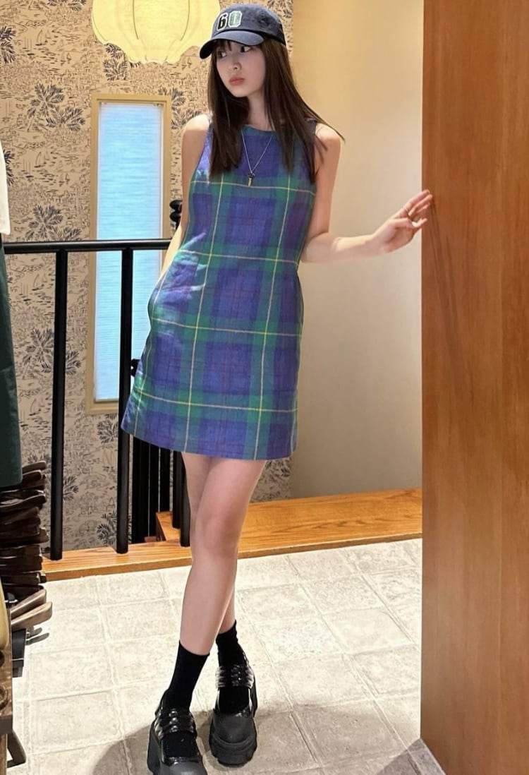 【動画あり】美ラインブルーチャックミニワンピース - select store mirror me【動画あり】美ラインブルーチャックミニワンピース209194128mirror meselect store mirror me209194128S