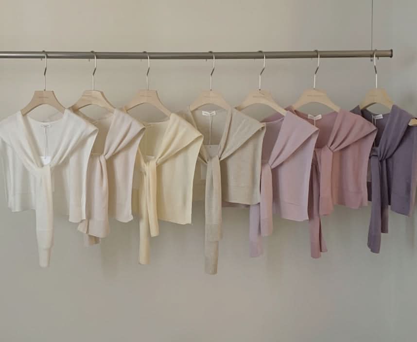 カモフラージュ肩掛けニットアクセサリー　２１色展開 - select store mirror meカモフラージュ肩掛けニットアクセサリー　２１色展開202404588mirror meselect store mirror me202404588ホワイト