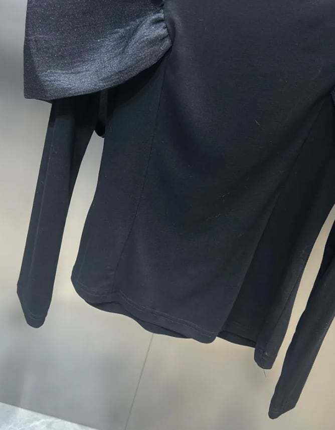 【動画あり】フロントクロスリボンブラックトップス - select store mirror me【動画あり】フロントクロスリボンブラックトップス214354284mirror meselect store mirror me214354284S