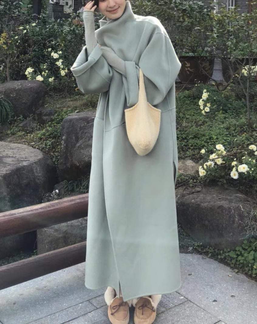 【動画あり】高品質ウールライトグリーンロングコート - select store mirror me【動画あり】高品質ウールライトグリーンロングコート219759988mirror meselect store mirror me219759988XS