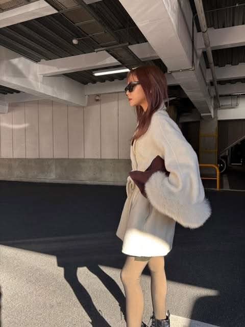 ＜インスタグラマー様ご愛用＞　高品質ウールホワイトショートファーコート - select store mirror me＜インスタグラマー様ご愛用＞　高品質ウールホワイトショートファーコート219767640mirror meselect store mirror me219767640XS