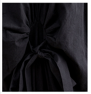 ギャザーフロントリボンワンピース