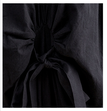 ギャザーフロントリボンワンピース