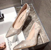 【動画あり】ニュアンスデザインピンヒールパンプス　２種＆２色展開 - select store mirror me【動画あり】ニュアンスデザインピンヒールパンプス　２種＆２色展開109549056mirror meselect store mirror me109549056ベージュ(７cm) 22cm
