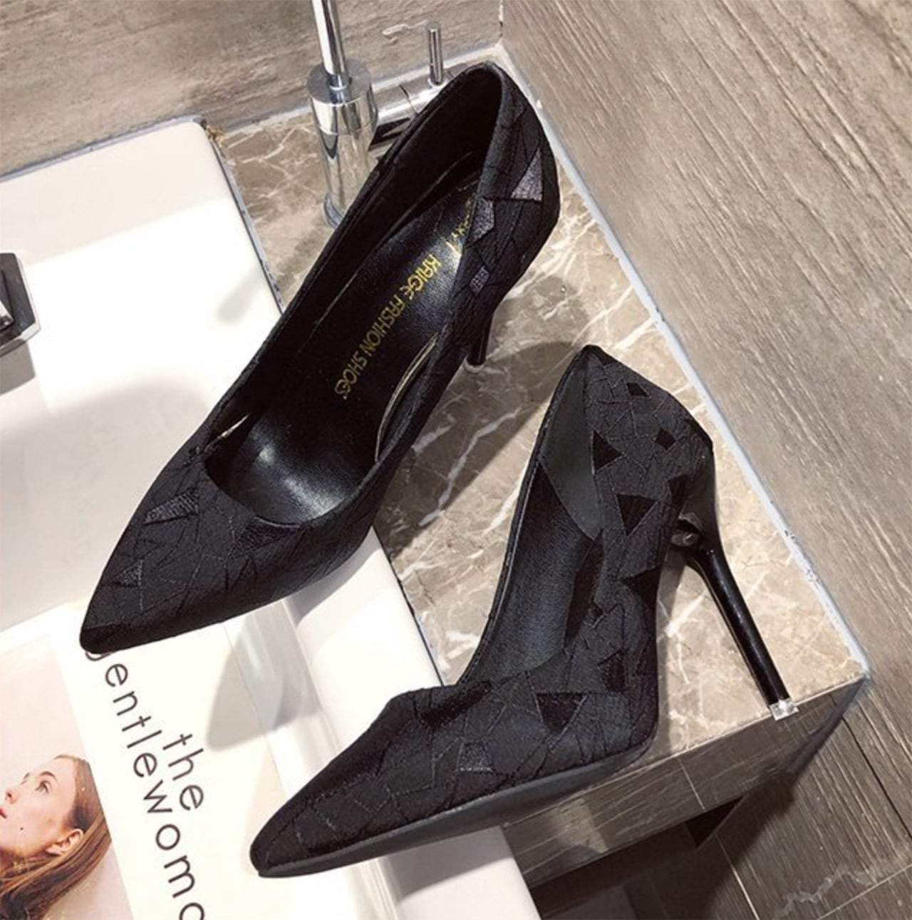 【動画あり】ニュアンスデザインピンヒールパンプス　２種＆２色展開 - select store mirror me【動画あり】ニュアンスデザインピンヒールパンプス　２種＆２色展開109549056mirror meselect store mirror me109549056ベージュ(７cm) 22cm