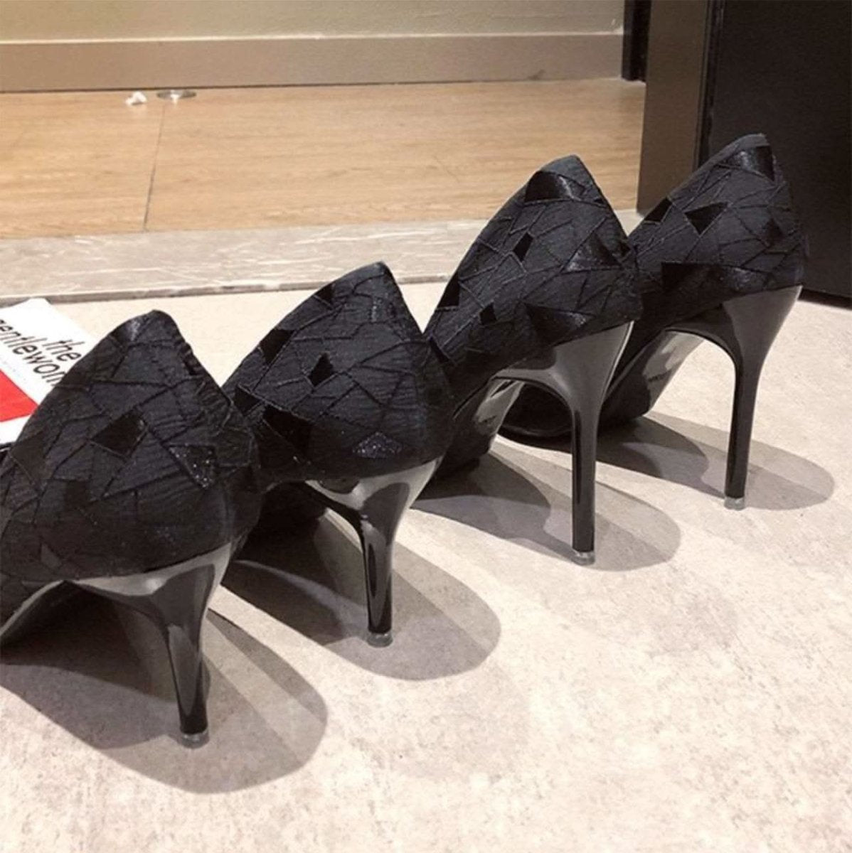 【動画あり】ニュアンスデザインピンヒールパンプス　２種＆２色展開 - select store mirror me【動画あり】ニュアンスデザインピンヒールパンプス　２種＆２色展開109549056mirror meselect store mirror me109549056ベージュ(７cm) 22cm