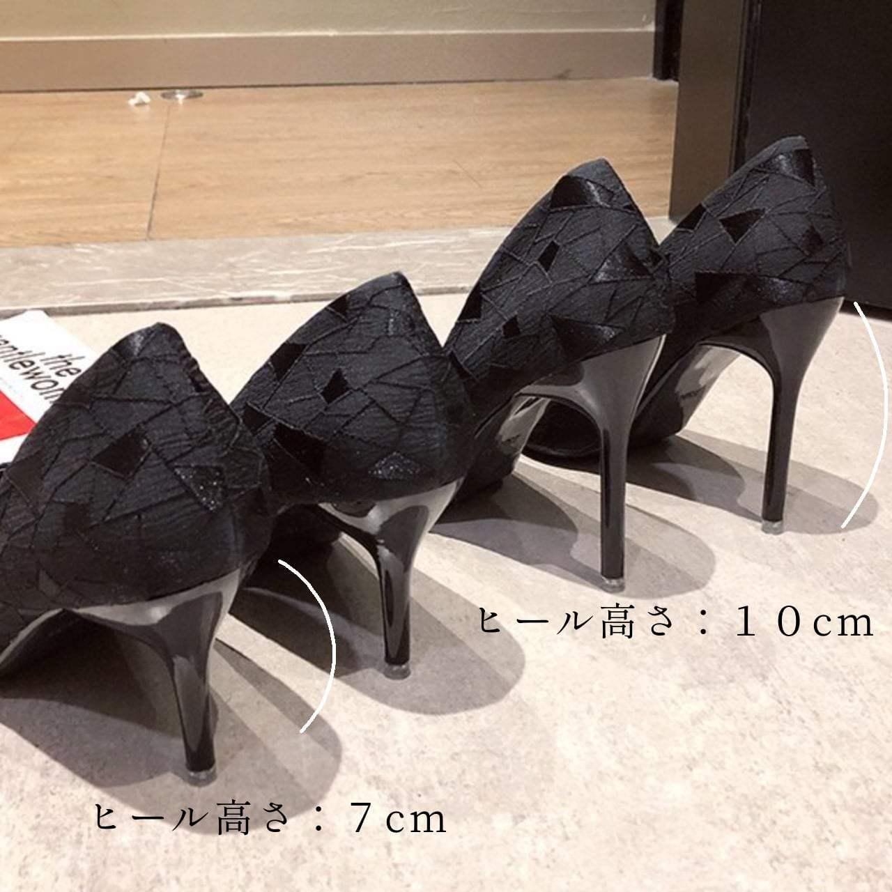 【動画あり】ニュアンスデザインピンヒールパンプス　２種＆２色展開 - select store mirror me【動画あり】ニュアンスデザインピンヒールパンプス　２種＆２色展開109549056mirror meselect store mirror me109549056ベージュ(７cm) 22cm