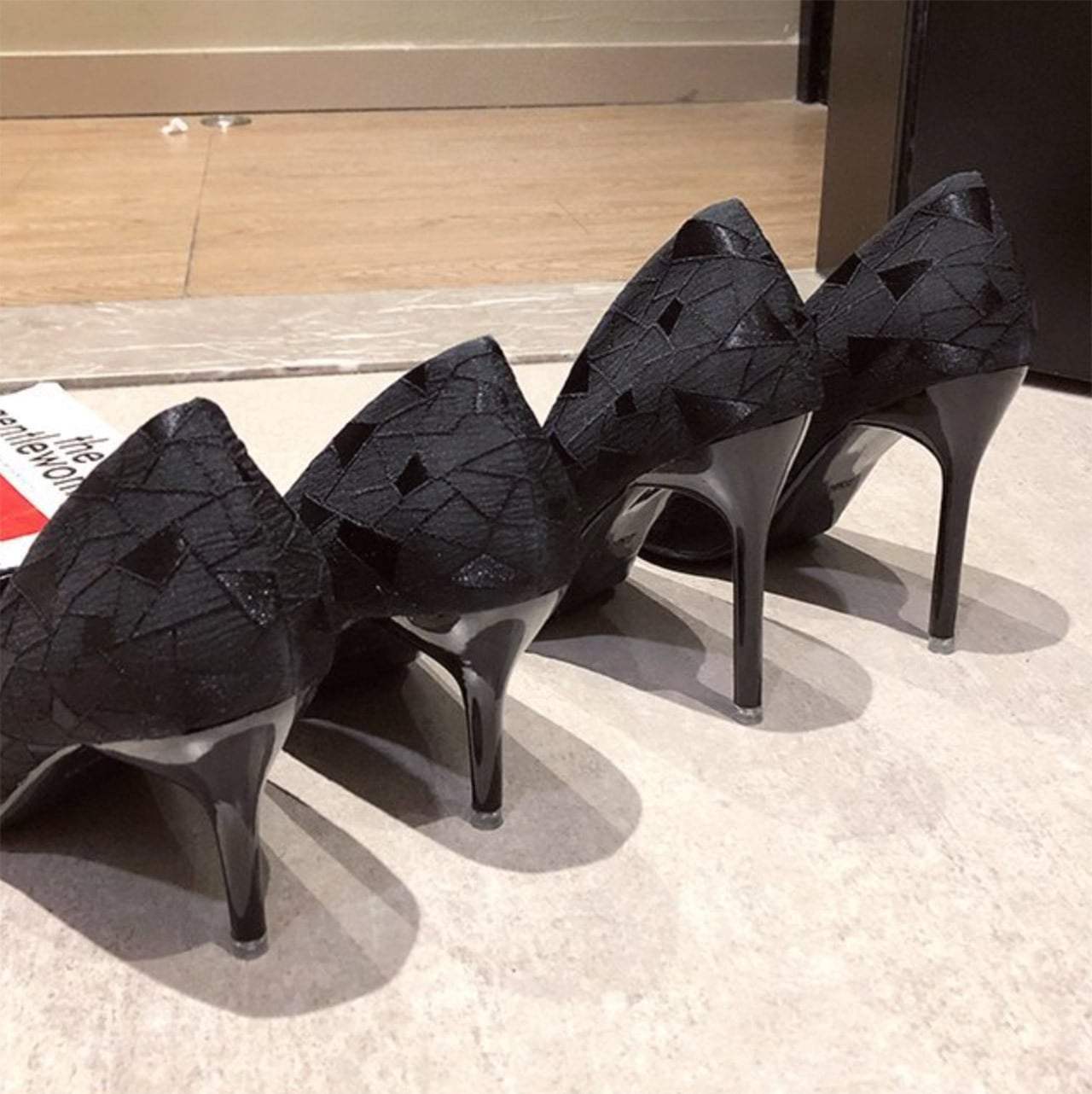【動画あり】ニュアンスデザインピンヒールパンプス　２種＆２色展開 - select store mirror me【動画あり】ニュアンスデザインピンヒールパンプス　２種＆２色展開109549056mirror meselect store mirror me109549056ベージュ(７cm) 22cm