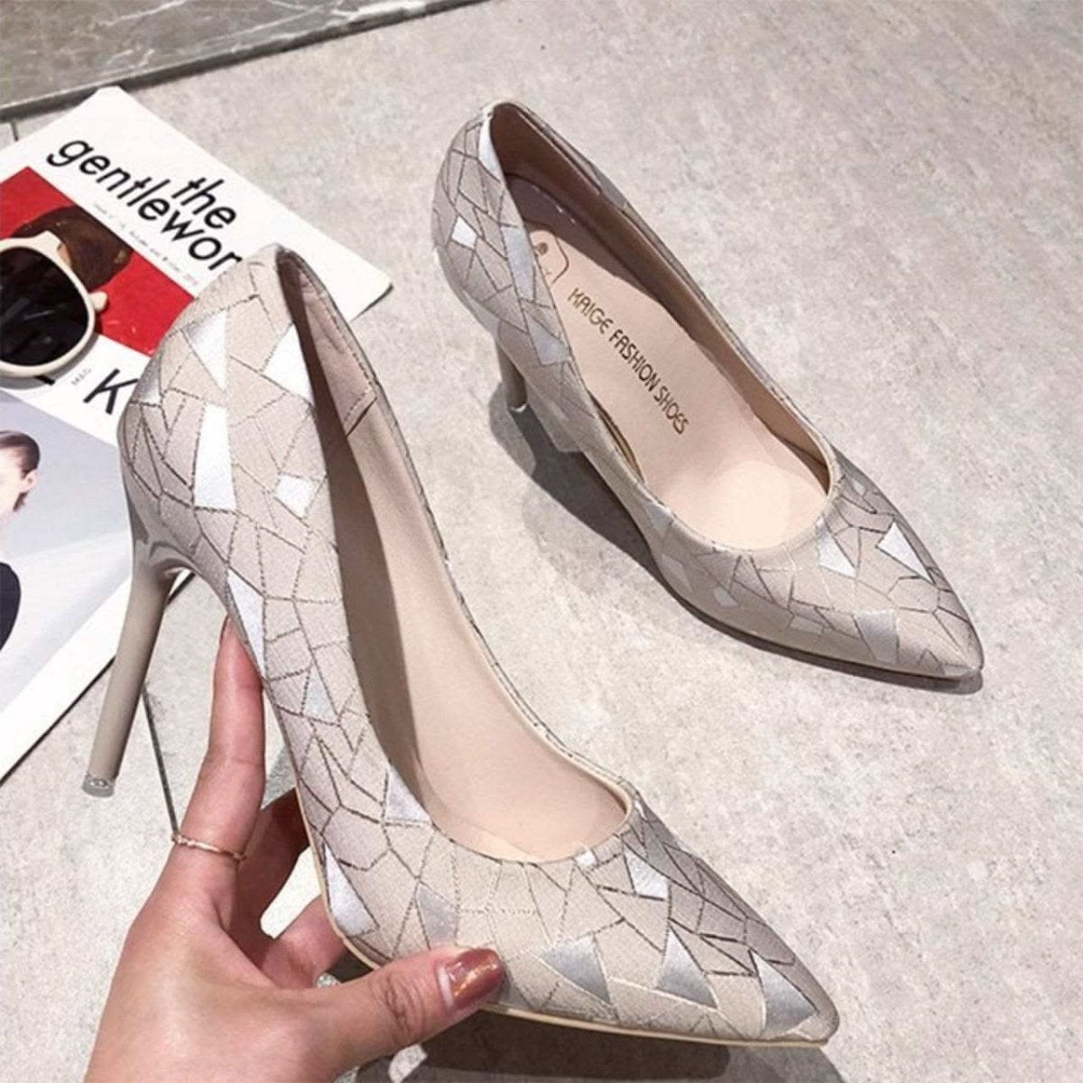 【動画あり】ニュアンスデザインピンヒールパンプス　２種＆２色展開 - select store mirror me【動画あり】ニュアンスデザインピンヒールパンプス　２種＆２色展開109549056mirror meselect store mirror me109549056ベージュ(７cm) 22cm