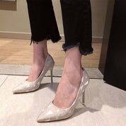 【動画あり】ニュアンスデザインピンヒールパンプス　２種＆２色展開 - select store mirror me【動画あり】ニュアンスデザインピンヒールパンプス　２種＆２色展開109549056mirror meselect store mirror me109549056ベージュ(７cm) 22cm