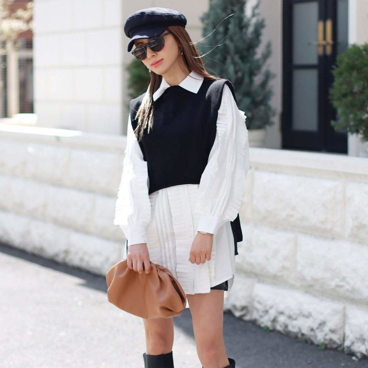＜インスタグラマー様ご愛用＞【動画あり】ニットベスト＆デザインシャツワンピース２点セット - select store mirror me＜インスタグラマー様ご愛用＞【動画あり】ニットベスト＆デザインシャツワンピース２点セット52758971mirror meselect store mirror me52758971S