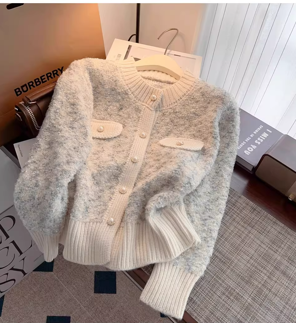 パールニットカーディガン