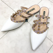 ＜レッド23.5cm１点即納可能＞スタッズリベットフラットシューズ　５色展開 - select store mirror me＜レッド23.5cm１点即納可能＞スタッズリベットフラットシューズ　５色展開167118826mirror meselect store mirror me167118826ホワイト×22.5cm