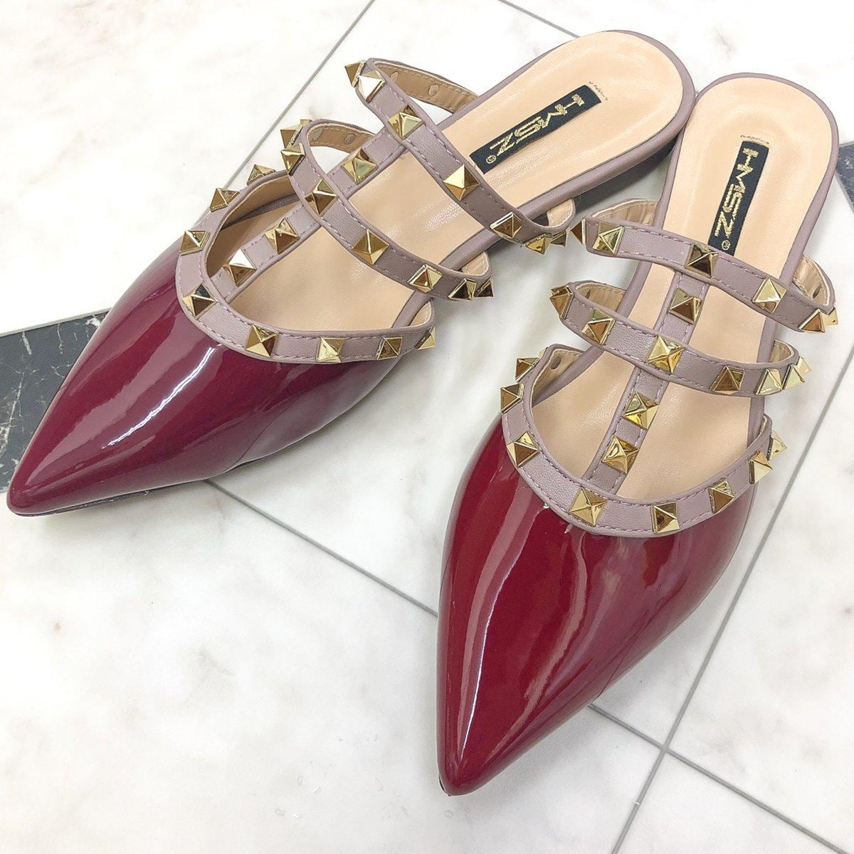 ＜レッド23.5cm１点即納可能＞スタッズリベットフラットシューズ　５色展開 - select store mirror me＜レッド23.5cm１点即納可能＞スタッズリベットフラットシューズ　５色展開167118826mirror meselect store mirror me167118826ホワイト×22.5cm
