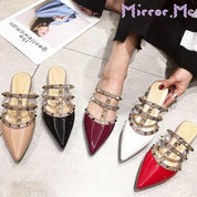＜レッド23.5cm１点即納可能＞スタッズリベットフラットシューズ　５色展開 - select store mirror me＜レッド23.5cm１点即納可能＞スタッズリベットフラットシューズ　５色展開167118826mirror meselect store mirror me167118826ホワイト×22.5cm