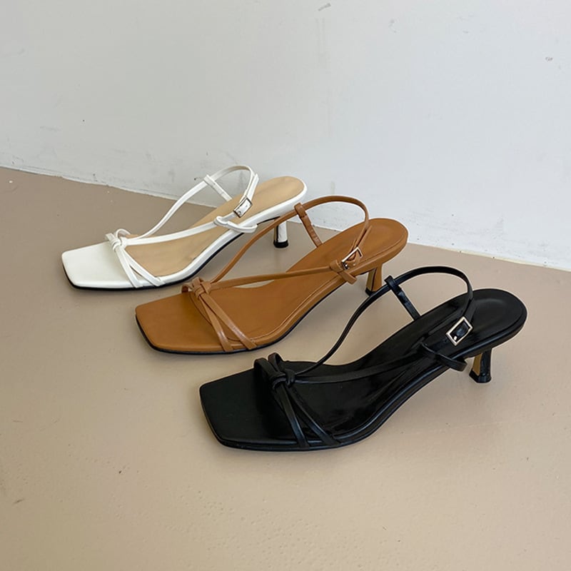 【新作】華奢ストラップスクエアサンダル - select store mirror me【新作】華奢ストラップスクエアサンダル238149593mirror meselect store mirror me238149593ブラウン 24.5cm