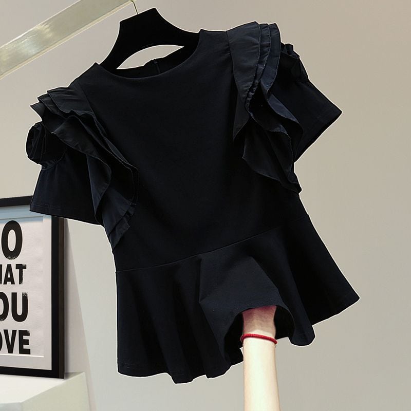 【新作】ボリュームフリルペプラムトップス - select store mirror me【新作】ボリュームフリルペプラムトップス238870734mirror meselect store mirror me238870734白 サイズ:S