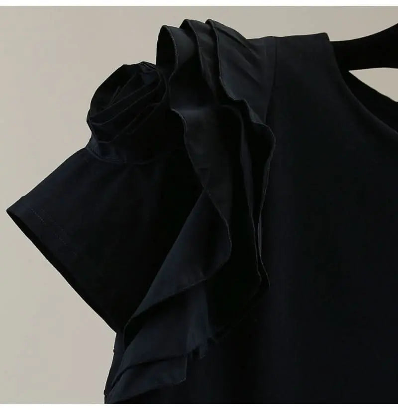 【新作】ボリュームフリルペプラムトップス select store mirror me　　　　　　　　　　　　　　　　　　　　　　