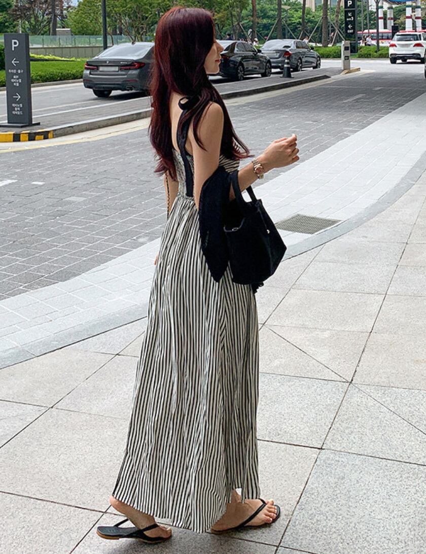 ＜インスタグラマー様ご愛用＞【大人気】ボーダー＆ストライプリボンフレアワンピース - select store mirror me＜インスタグラマー様ご愛用＞【大人気】ボーダー＆ストライプリボンフレアワンピース243767417mirror meselect store mirror me243767417S