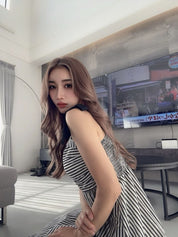 ＜インスタグラマー様ご愛用＞【大人気】ボーダー＆ストライプリボンフレアワンピース - select store mirror me＜インスタグラマー様ご愛用＞【大人気】ボーダー＆ストライプリボンフレアワンピース243767417mirror meselect store mirror me243767417S