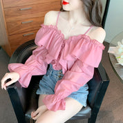 オフショルダーフリルトップス - select store mirror meオフショルダーフリルトップス248455141mirror meselect store mirror me248455141ピンク:S