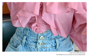 オフショルダーフリルトップス - select store mirror meオフショルダーフリルトップス248455141mirror meselect store mirror me248455141ピンク:S