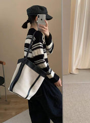 【高品質ウール25％】【動画あり】REMIXボーダーニットセーター - select store mirror me【高品質ウール25％】【動画あり】REMIXボーダーニットセーターmirror meselect store mirror meフリーサイズ