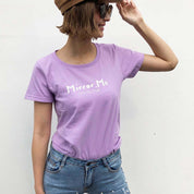 ＜ホワイト２点・パープル６点即納＞＜インスタグラマー様ご愛用＞Mirror.Me オリジナルロゴTシャツ　２色展開 - select store mirror me＜ホワイト２点・パープル６点即納＞＜インスタグラマー様ご愛用＞Mirror.Me オリジナルロゴTシャツ　２色展開194489041mirror meselect store mirror me194489041【即納】ホワイト