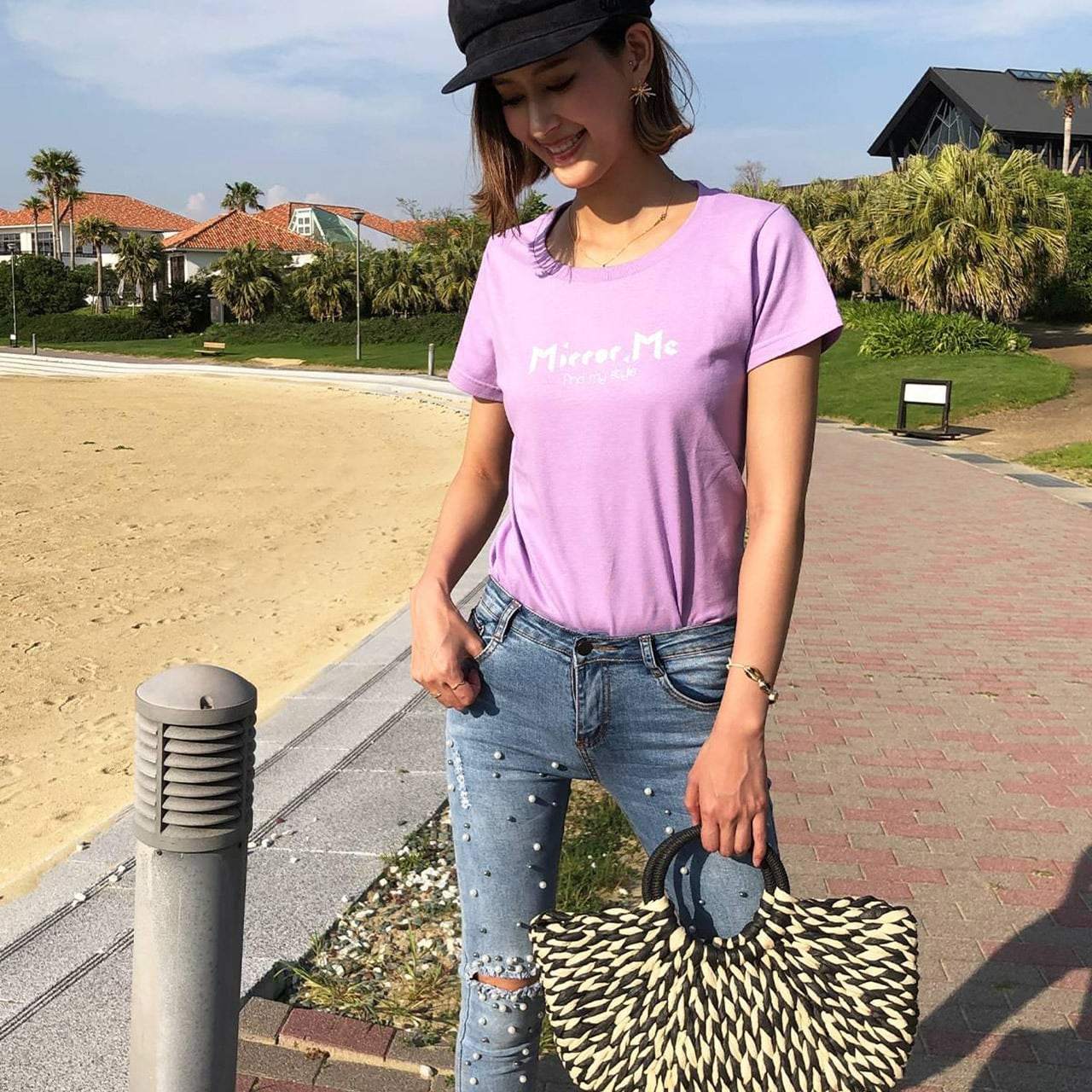 ＜ホワイト２点・パープル６点即納＞＜インスタグラマー様ご愛用＞Mirror.Me オリジナルロゴTシャツ　２色展開 - select store mirror me＜ホワイト２点・パープル６点即納＞＜インスタグラマー様ご愛用＞Mirror.Me オリジナルロゴTシャツ　２色展開194489041mirror meselect store mirror me194489041【即納】ホワイト
