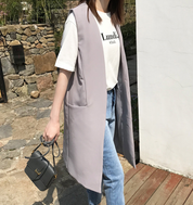 ロングベスト　ジャケット