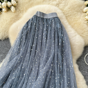 メッシュパステルスカート　4色展開