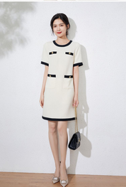 ステッチエレガントワンピース