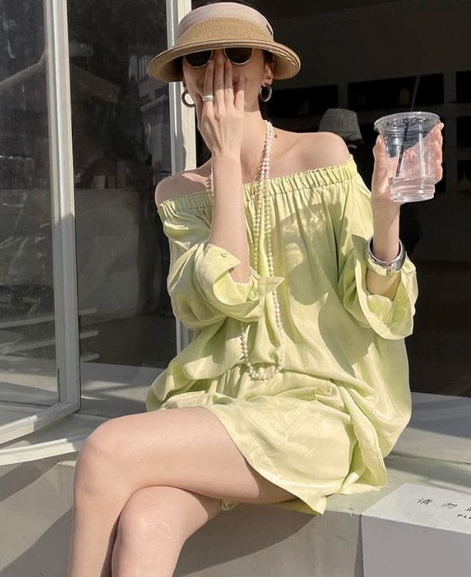 【動画あり】２WAYオフショルダーカラーセットアップ　３色展開 - select store mirror me【動画あり】２WAYオフショルダーカラーセットアップ　３色展開204750522mirror meselect store mirror me204750522ライトブルーS