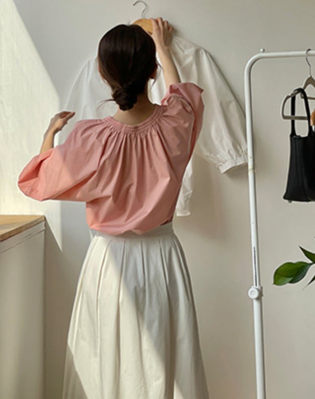 【大人気】２WAYオフショルダーランタンスリーブトップス　４色展開 - select store mirror me【大人気】２WAYオフショルダーランタンスリーブトップス　４色展開208511607mirror meselect store mirror me208511607ホワイト