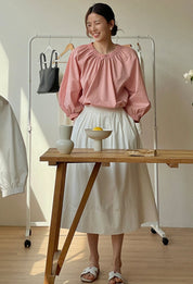 【大人気】２WAYオフショルダーランタンスリーブトップス　４色展開 - select store mirror me【大人気】２WAYオフショルダーランタンスリーブトップス　４色展開208511607mirror meselect store mirror me208511607ホワイト