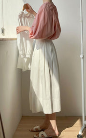 【大人気】２WAYオフショルダーランタンスリーブトップス　４色展開 - select store mirror me【大人気】２WAYオフショルダーランタンスリーブトップス　４色展開208511607mirror meselect store mirror me208511607ホワイト