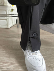 【動画あり】２WAY裾ボタンスリットストレートパンツ - select store mirror me【動画あり】２WAY裾ボタンスリットストレートパンツ185493540mirror meselect store mirror me185493540S