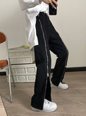 【動画あり】２WAYジップビッグスリットデニムパンツ - select store mirror me【動画あり】２WAYジップビッグスリットデニムパンツ185560678mirror meselect store mirror me185560678S